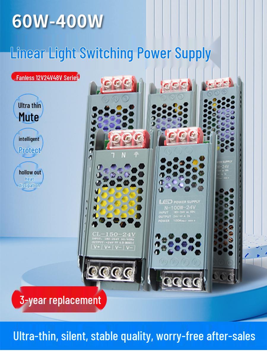 Трансформатор для светодиодного лайтбокса 220 В в 12 В/24 В 100 Вт/300 Вт Тонкая черная линейная полоса Other
Трансформатор для светодиодного лайтбокса 220 В в 12 В/24 В 100 Вт/300 Вт Тонкая черная линейная полоса Other