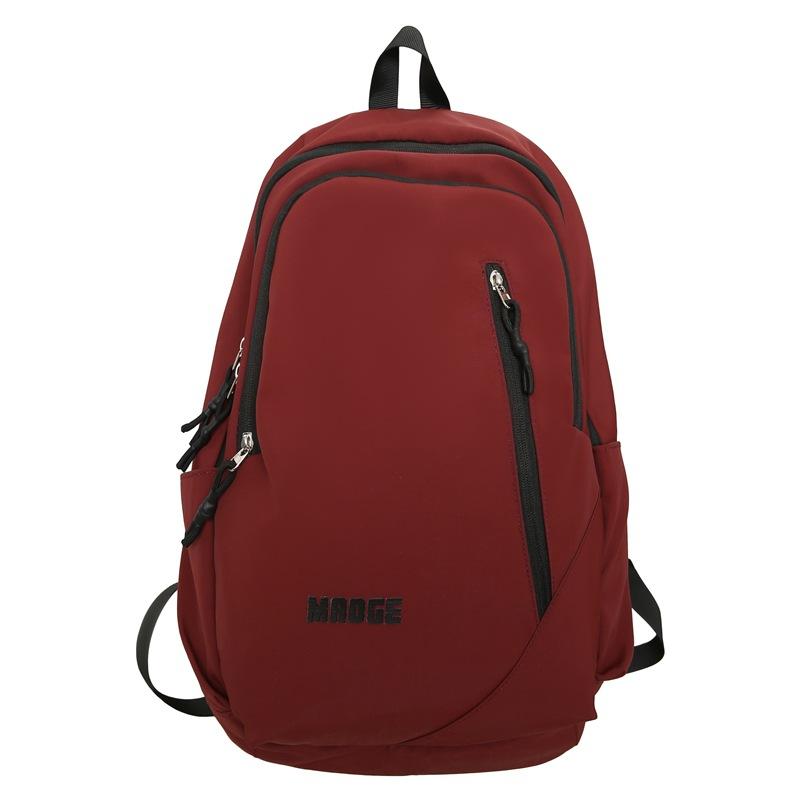 Жіночий рюкзак великої місткості. Чоловічий туристичний рюкзак. Однотонний шкільний портфель червоний
Жіночий рюкзак великої місткості. Чоловічий туристичний рюкзак. Однотонний шкільний портфель червоний