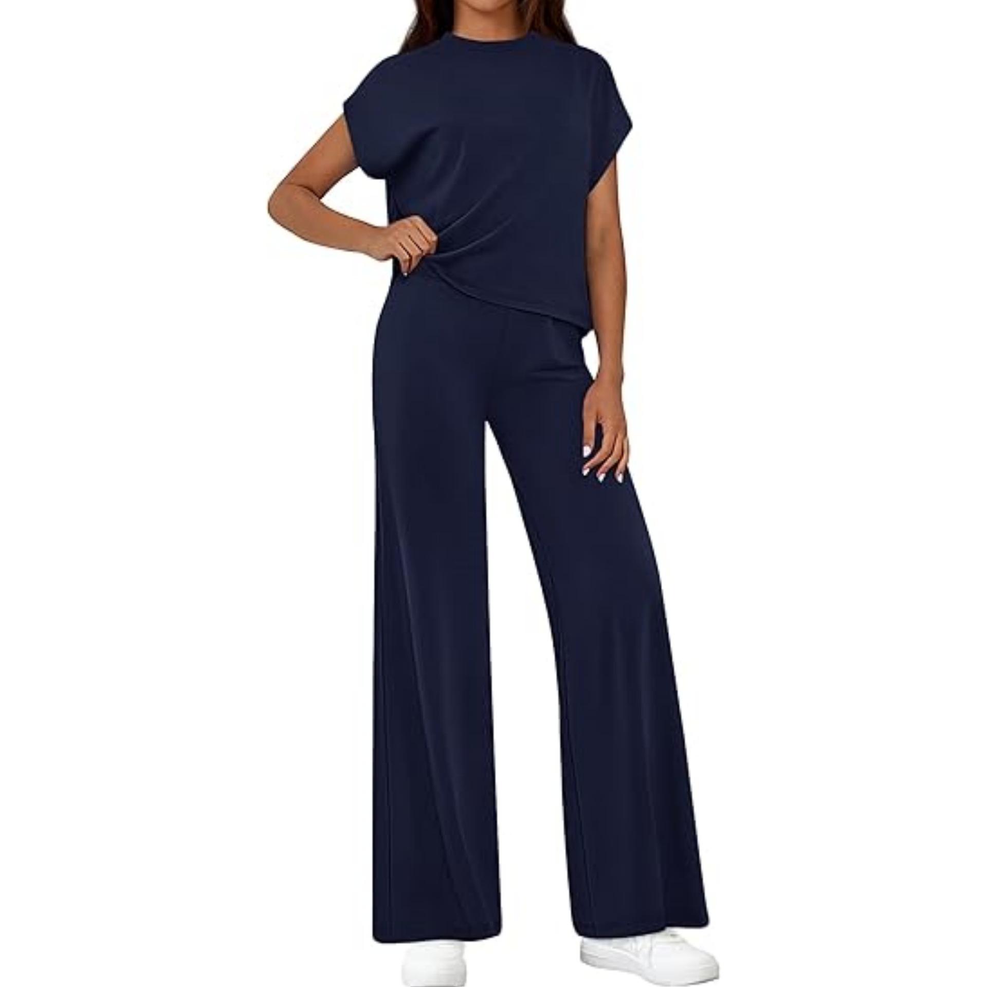 Women s Casual 2025 Solid Sleeveless Top & Wide-Leg Pants Set Medium темно-синий
Women s Casual 2025 Solid Sleeveless Top & Wide-Leg Pants Set Medium темно-синий
