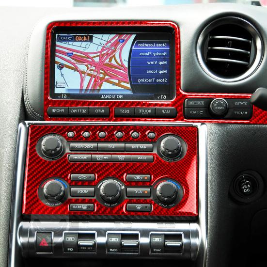 2Pcs/Set Navigation Panel Sticker Wear-resistant Carbon Fiber Red Dashboard Panel Cover for GTR
2Pcs/Set Navigation Panel Sticker Wear-resistant Carbon Fiber Red Dashboard Panel Cover for GTR