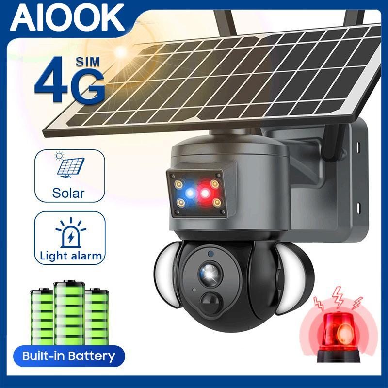 AIOOK 4G SIM WIFI HD 4K Беспроводная WIFI Наружная солнечная камера безопасности 360 CCTV AI Обнаружение сигнализации Двунаправленный вызов Водонепроницаемая полноцветная камера ночного видения
AIOOK 4G SIM WIFI HD 4K Беспроводная WIFI Наружная солнечная камера безопасности 360 CCTV AI Обнаружение сигнализации Двунаправленный вызов Водонепроницаемая полноцветная камера ночного видения