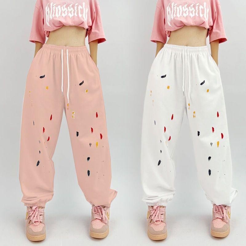 Women s White Splatter Jazz Hiphop Sports Sweatpants - Street Dance Loose Casual High-Waist Drapey Cuffed Ankle Joggers XL
Women s White Splatter Jazz Hiphop Sports Sweatpants - Street Dance Loose Casual High-Waist Drapey Cuffed Ankle Joggers XL