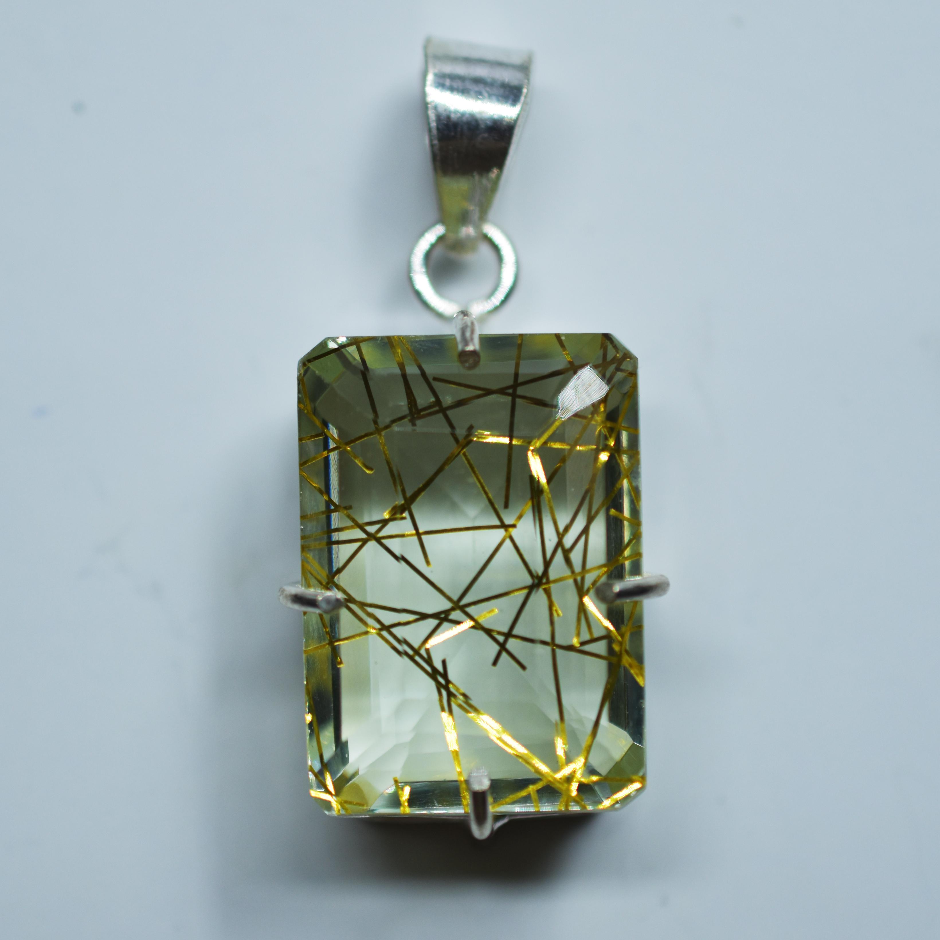 Yellow Lab-Created Sapphire 65.15 Ct 925 Sterling Silver Pendant Certified Gems my-339-k
Yellow Lab-Created Sapphire 65.15 Ct 925 Sterling Silver Pendant Certified Gems my-339-k