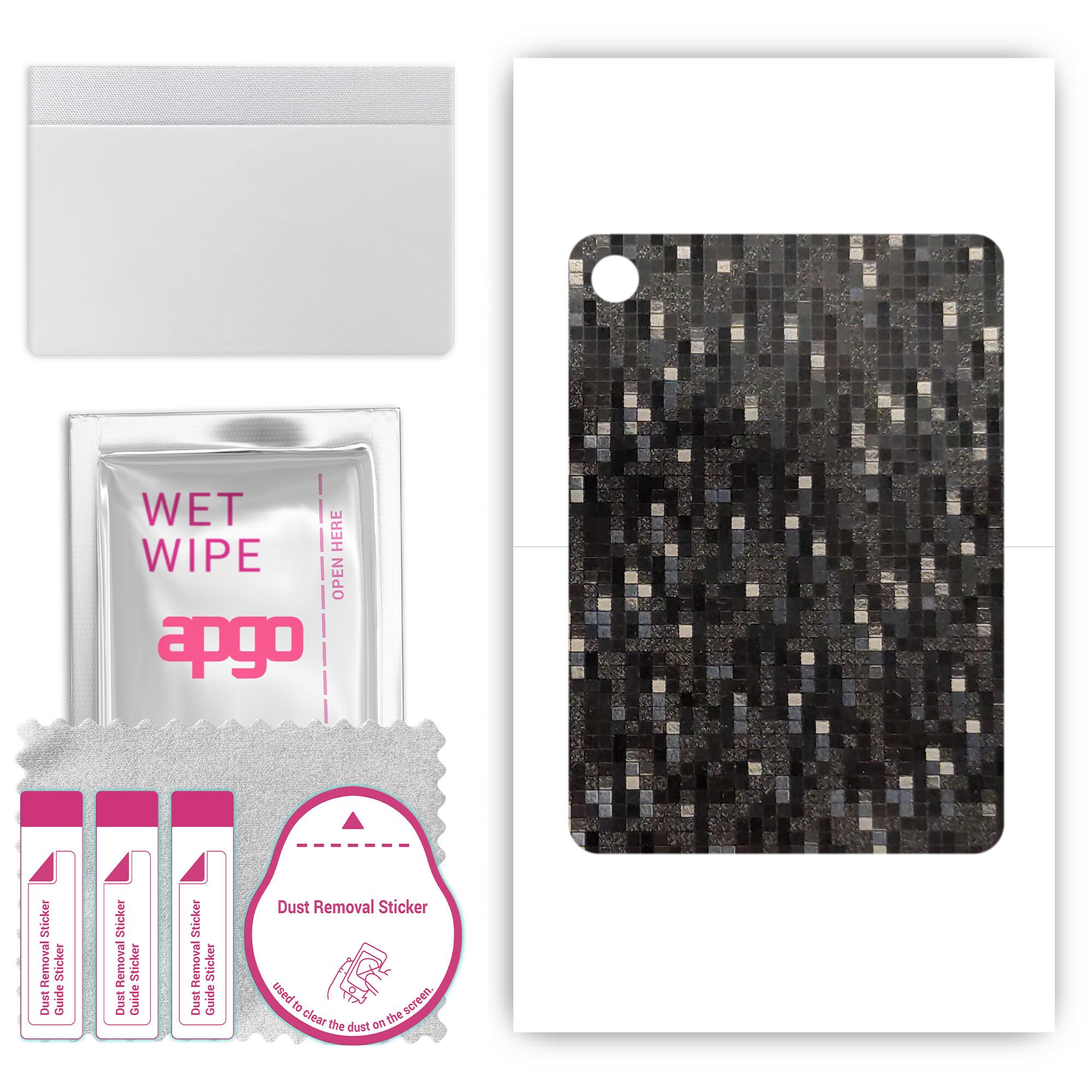 apgo Protective Skin Sticker for the back compatible with TCL Tab 10S 5G, Wrap Film, Foil, Vinyl - Pattern Carbon Black Pixel
apgo Protective Skin Sticker for the back compatible with TCL Tab 10S 5G, Wrap Film, Foil, Vinyl - Pattern Carbon Black Pixel