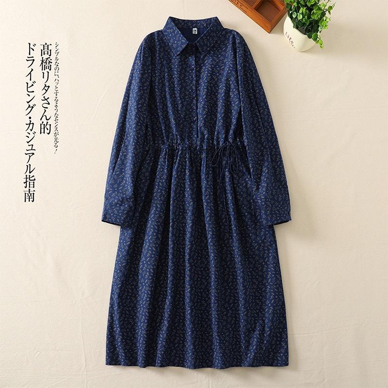 2025 весна новый ретро воротник ПОЛО Mori средняя и длинная талия тонкий цветочный длинный рукав платье хлопка и льна для женщин M темно-синий
2025 весна новый ретро воротник ПОЛО Mori средняя и длинная талия тонкий цветочный длинный рукав платье хлопка и льна для женщин M темно-синий