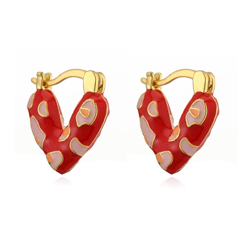 HECHENG,Enamel Dripping Oil Inverted Triangle Unique and Playful Small Leopard Pattern Women s Cute Earrings Birthday Gift 1 Pai Other красный
HECHENG,Enamel Dripping Oil Inverted Triangle Unique and Playful Small Leopard Pattern Women s Cute Earrings Birthday Gift 1 Pai Other красный