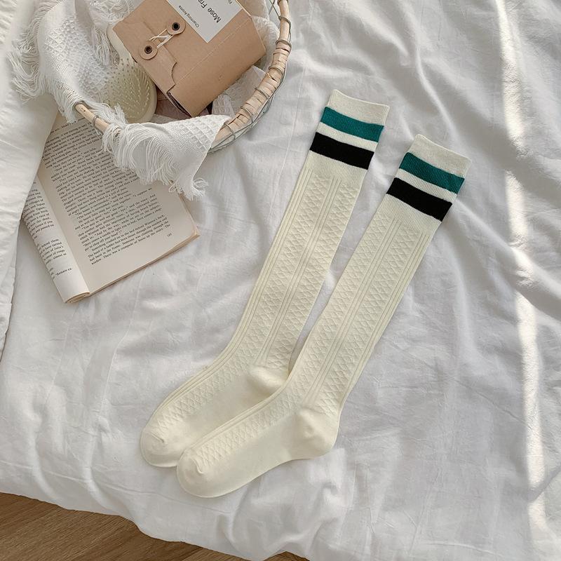 Jk College Style Calf Socks Women S Spring Summer Versatile Two Bars Thin Tube And Knee Socks Japanese Stacking Women S Socks One size
Jk College Style Calf Socks Women S Spring Summer Versatile Two Bars Thin Tube And Knee Socks Japanese Stacking Women S Socks One size