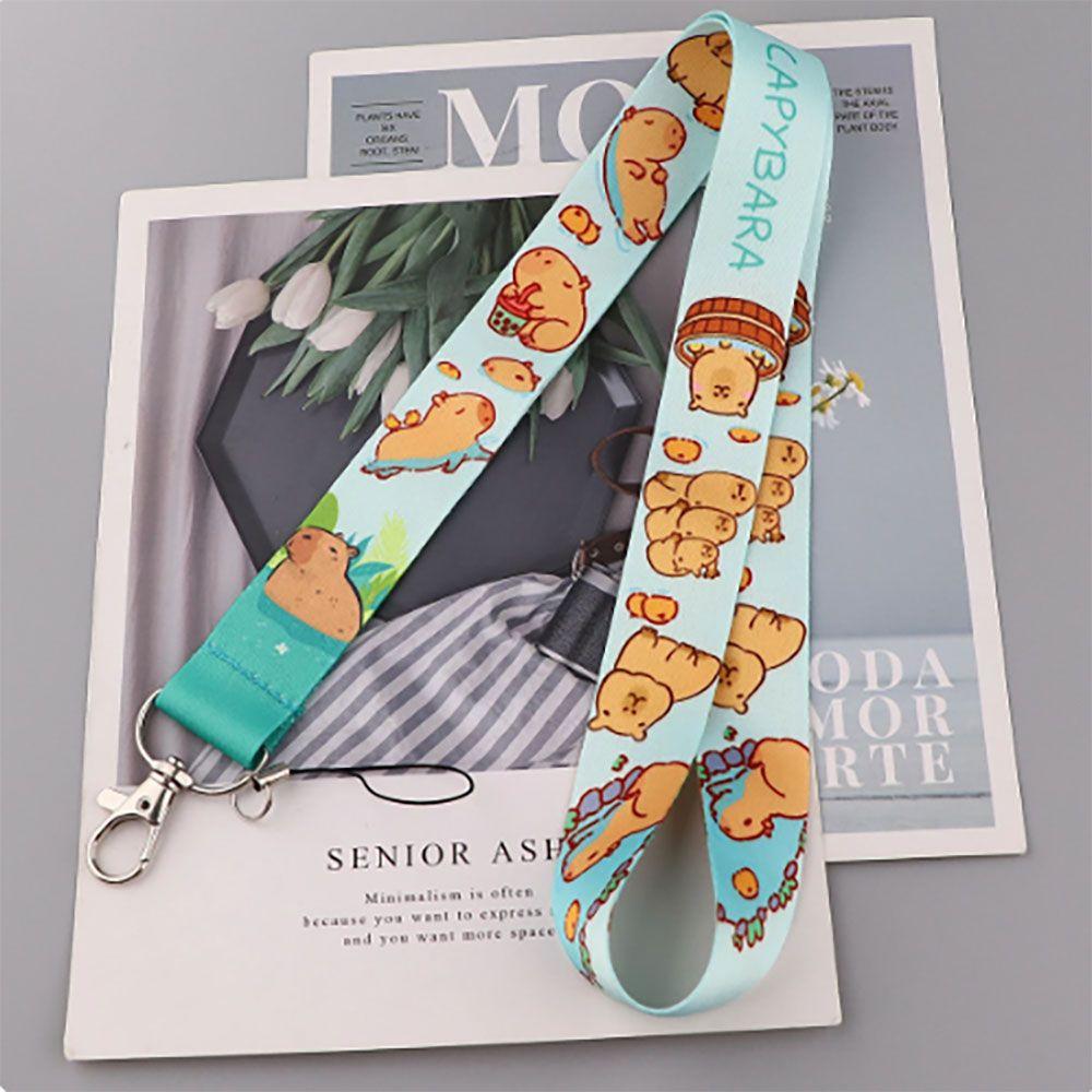 Key Rings Accessories Mobile Phone Rope Capybara Neck Hanging Keychain Cute Hanging Tags
Key Rings Accessories Mobile Phone Rope Capybara Neck Hanging Keychain Cute Hanging Tags