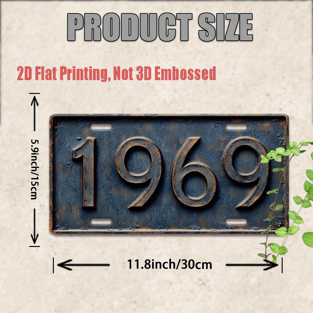HD Tin Sign Vintage Retro Rusty License Plate Metal Wall Art Retro Year Number Decor for Bar Man Cave Garage Classic Car 15x30cm(5.9x7.8inch)
HD Tin Sign Vintage Retro Rusty License Plate Metal Wall Art Retro Year Number Decor for Bar Man Cave Garage Classic Car 15x30cm(5.9x7.8inch)