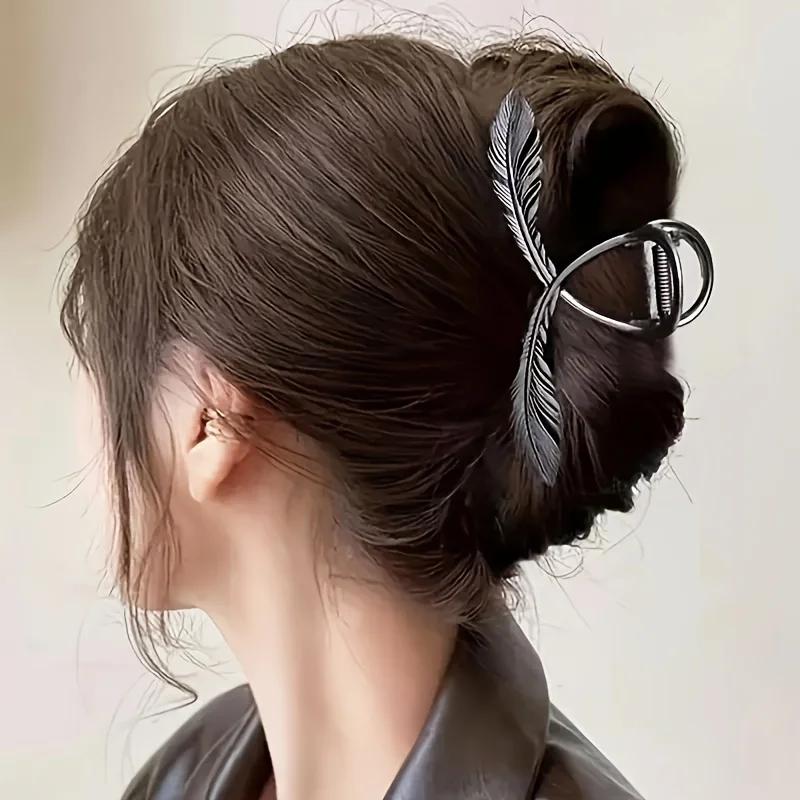 Cold, Retro Deciduous Feather Grab Clip, Hair Volume, Hairpins, Women s Twist Plate Hair, Large , High-quality Cross Hairpins
Cold, Retro Deciduous Feather Grab Clip, Hair Volume, Hairpins, Women s Twist Plate Hair, Large , High-quality Cross Hairpins