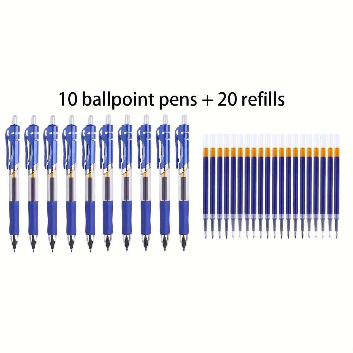 10/30pcs High-Capacity Ballpoint Pens, 0.5mm Bullet Tip, Smooth Writing - The Best Choice for Writing and Office Use, for Studen синій
10/30pcs High-Capacity Ballpoint Pens, 0.5mm Bullet Tip, Smooth Writing - The Best Choice for Writing and Office Use, for Studen синій