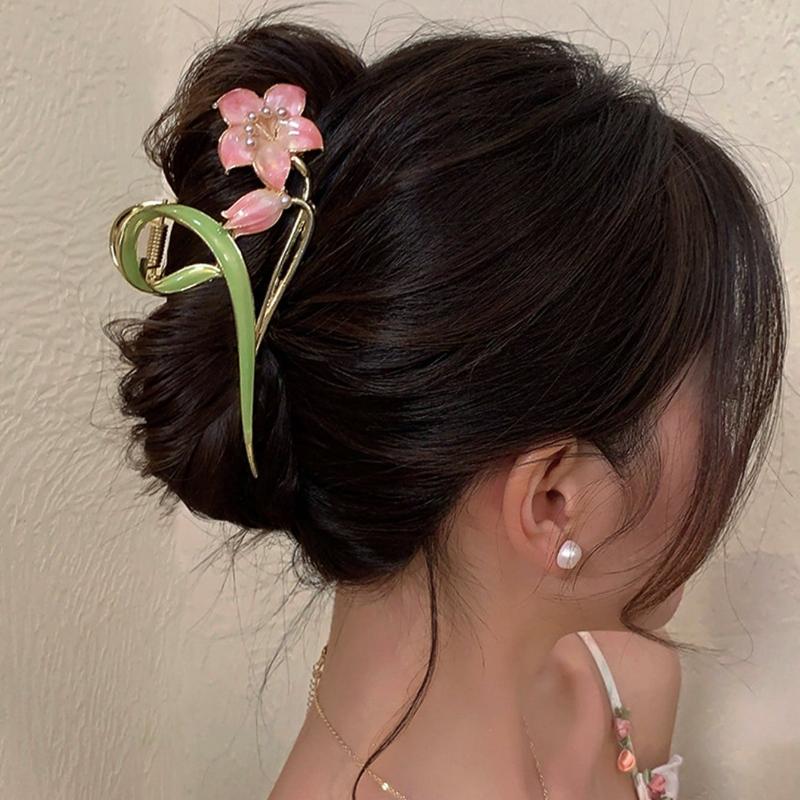 1pc Women s Multi-Color Flower Leaf Shaped Alloy Faux Pearl Hair Claw, Suitable For Everyday Use Boho Valentine s Day Valentines Summer Claw Clips one-size розовый
1pc Women s Multi-Color Flower Leaf Shaped Alloy Faux Pearl Hair Claw, Suitable For Everyday Use Boho Valentine s Day Valentines Summer Claw Clips one-size розовый