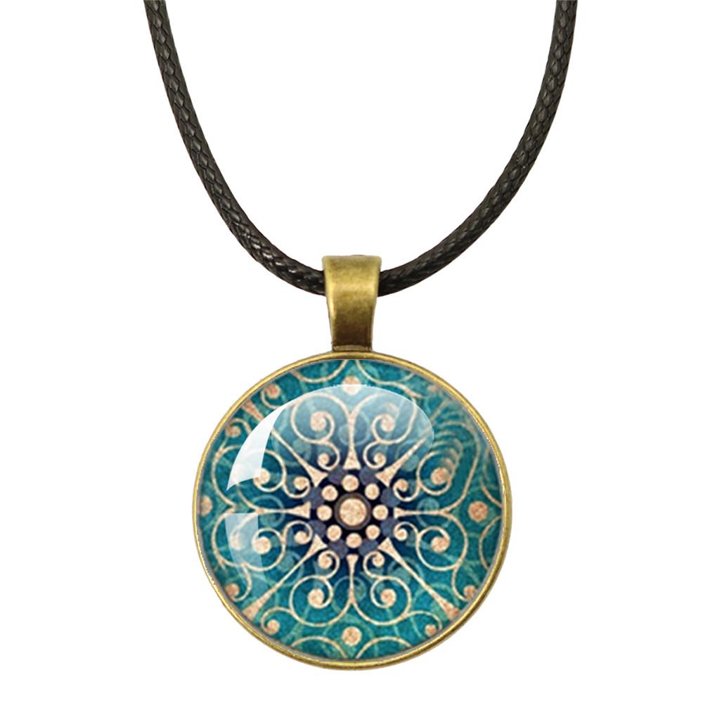 Classic Flower Of Life Rope Chain Glass Pendant Necklaces Mandala Elegant And Complex Pattern Necklaces Women Cabochon Jewelry
Classic Flower Of Life Rope Chain Glass Pendant Necklaces Mandala Elegant And Complex Pattern Necklaces Women Cabochon Jewelry