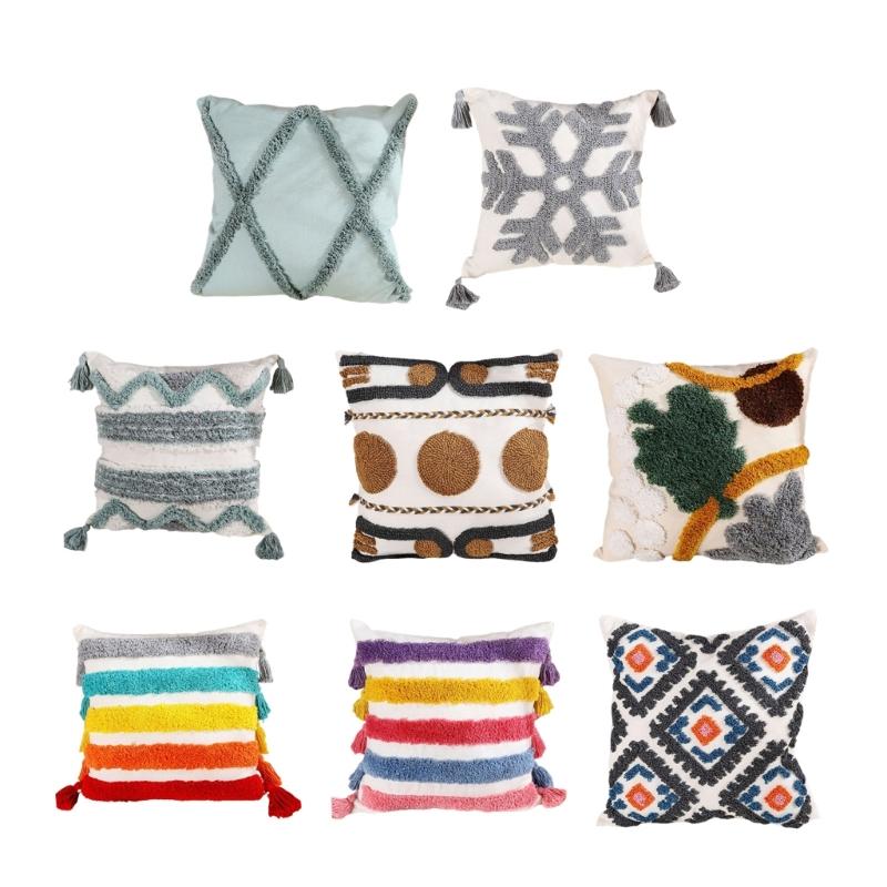 Colorful Embroidery Pillowcase Cushions Cover Soft Fabric Throw Pillow Case for Sofa and Bed Encasement Women Favorites
Colorful Embroidery Pillowcase Cushions Cover Soft Fabric Throw Pillow Case for Sofa and Bed Encasement Women Favorites