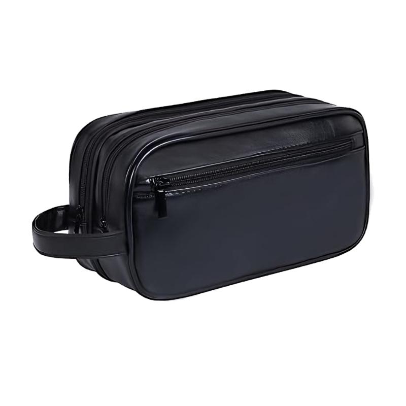 Men s Waterproof Travel Toiletry Bag Featuring Multiple Compartments Portable Rotating Hook Durable PU Leather Ideal for Business Trip 1
Men s Waterproof Travel Toiletry Bag Featuring Multiple Compartments Portable Rotating Hook Durable PU Leather Ideal for Business Trip 1