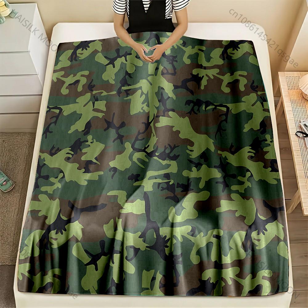1PC Green and Brown Camouflage. Pattern Blanket Flannel Material Soft Warm for All Seasons, Home Outdoor Camping Picnics RV 75x90cm
1PC Green and Brown Camouflage. Pattern Blanket Flannel Material Soft Warm for All Seasons, Home Outdoor Camping Picnics RV 75x90cm