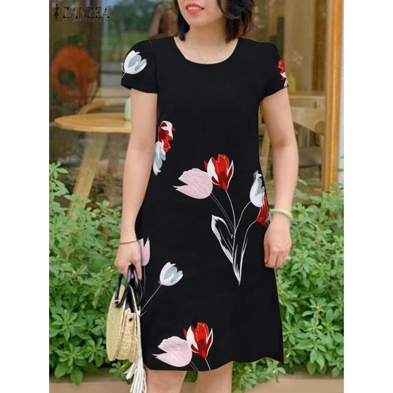 ZANZEA Summer Elegant Short Sleeve Floral Dress Casual Holiday Party Vestidos Women Sundress XL
ZANZEA Summer Elegant Short Sleeve Floral Dress Casual Holiday Party Vestidos Women Sundress XL