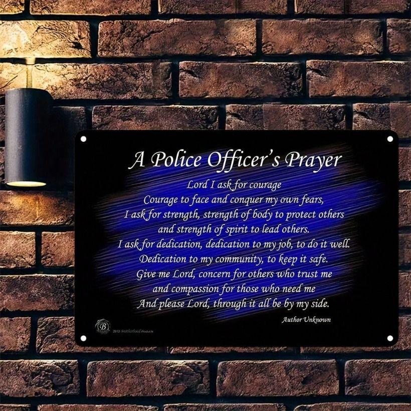 Metal Sign Wall Art Vintage Tin Poster Flat Officer Prayer Home Decoration 12x8 Inch
Metal Sign Wall Art Vintage Tin Poster Flat Officer Prayer Home Decoration 12x8 Inch