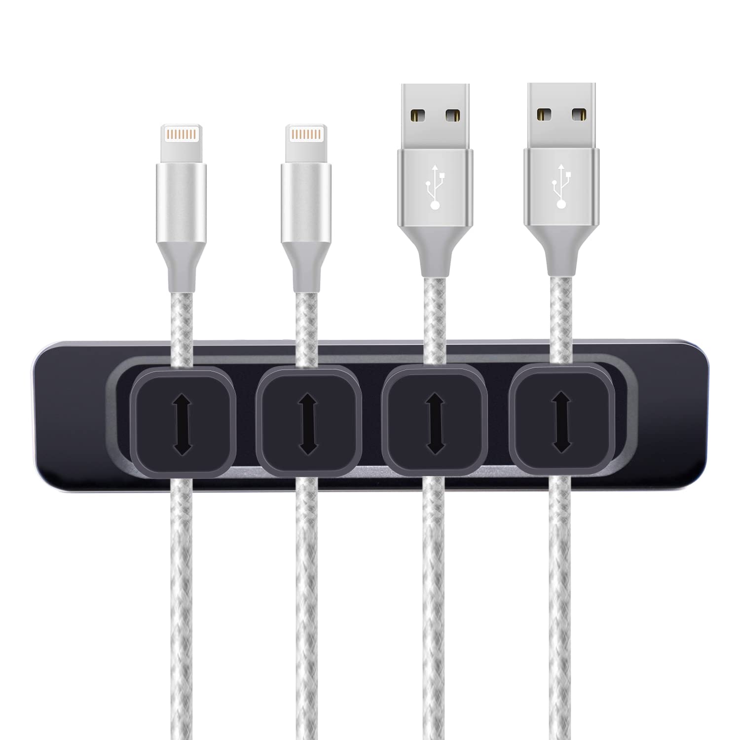 Магнитный держатель кабелей DRM для кабелей Lightning, USB-C и Micro USB, Идеально подходит для организации кабелей на вашем столе, Черный (черный)
Магнитный держатель кабелей DRM для кабелей Lightning, USB-C и Micro USB, Идеально подходит для организации кабелей на вашем столе, Черный (черный)