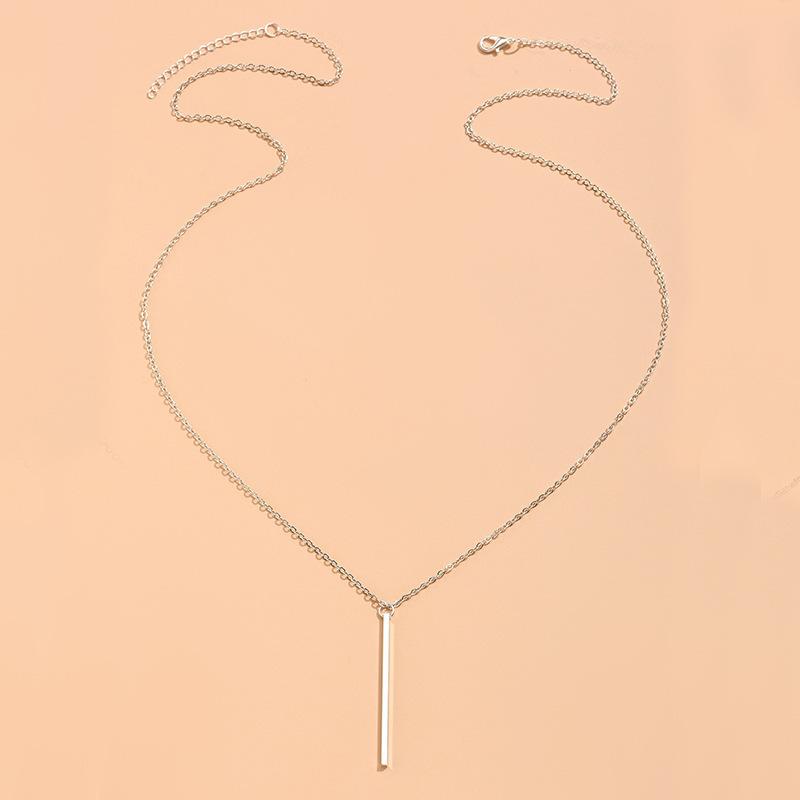Европейские и американские новинки, популярное простое ожерелье из металлической цепочки с вертикальным стержнем, индивидуальная геометрическая длинная цепочка для свитера для женщин серебряный
Европейские и американские новинки, популярное простое ожерелье из металлической цепочки с вертикальным стержнем, индивидуальная геометрическая длинная цепочка для свитера для женщин серебряный