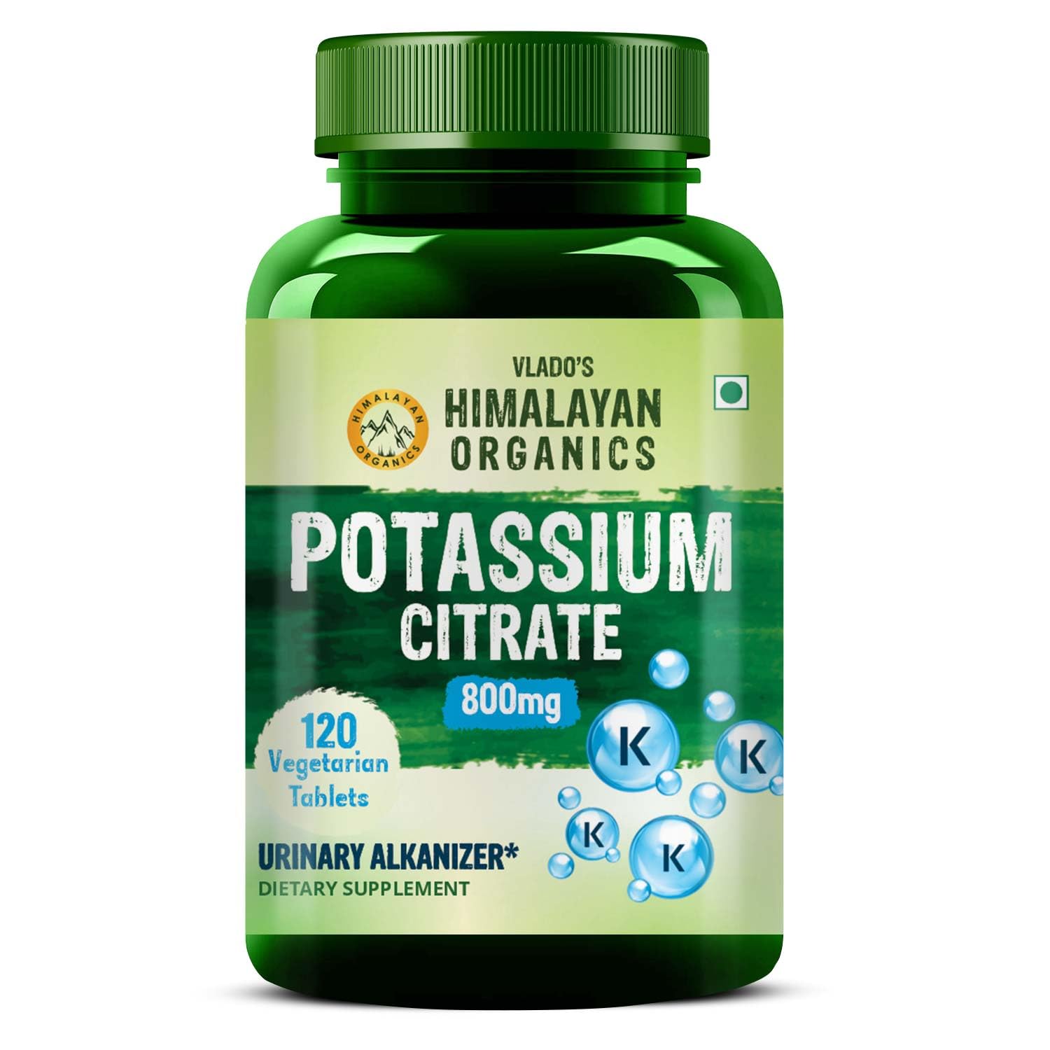 Vlado s Himalayan Organics Potassium Citrate 800mg Tablets for Nerve, Muscle, Joint & Bone Support, Electrolyte Balance 120 TAB
Vlado s Himalayan Organics Potassium Citrate 800mg Tablets for Nerve, Muscle, Joint & Bone Support, Electrolyte Balance 120 TAB