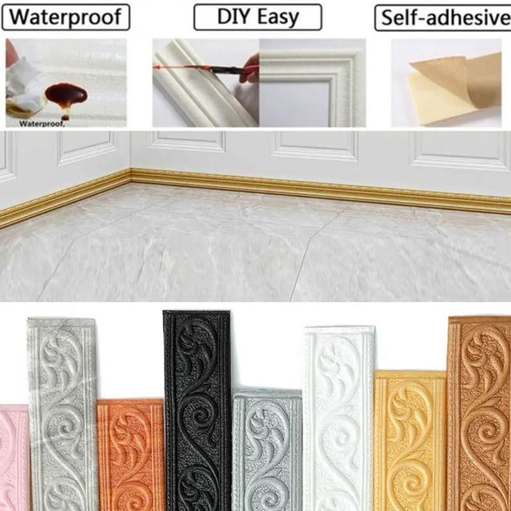 2Pcs 2.3m Waterproof Wall Stickers Self Adhesive Door Frame Stickers Durable Wall Strips коричневий
2Pcs 2.3m Waterproof Wall Stickers Self Adhesive Door Frame Stickers Durable Wall Strips коричневий