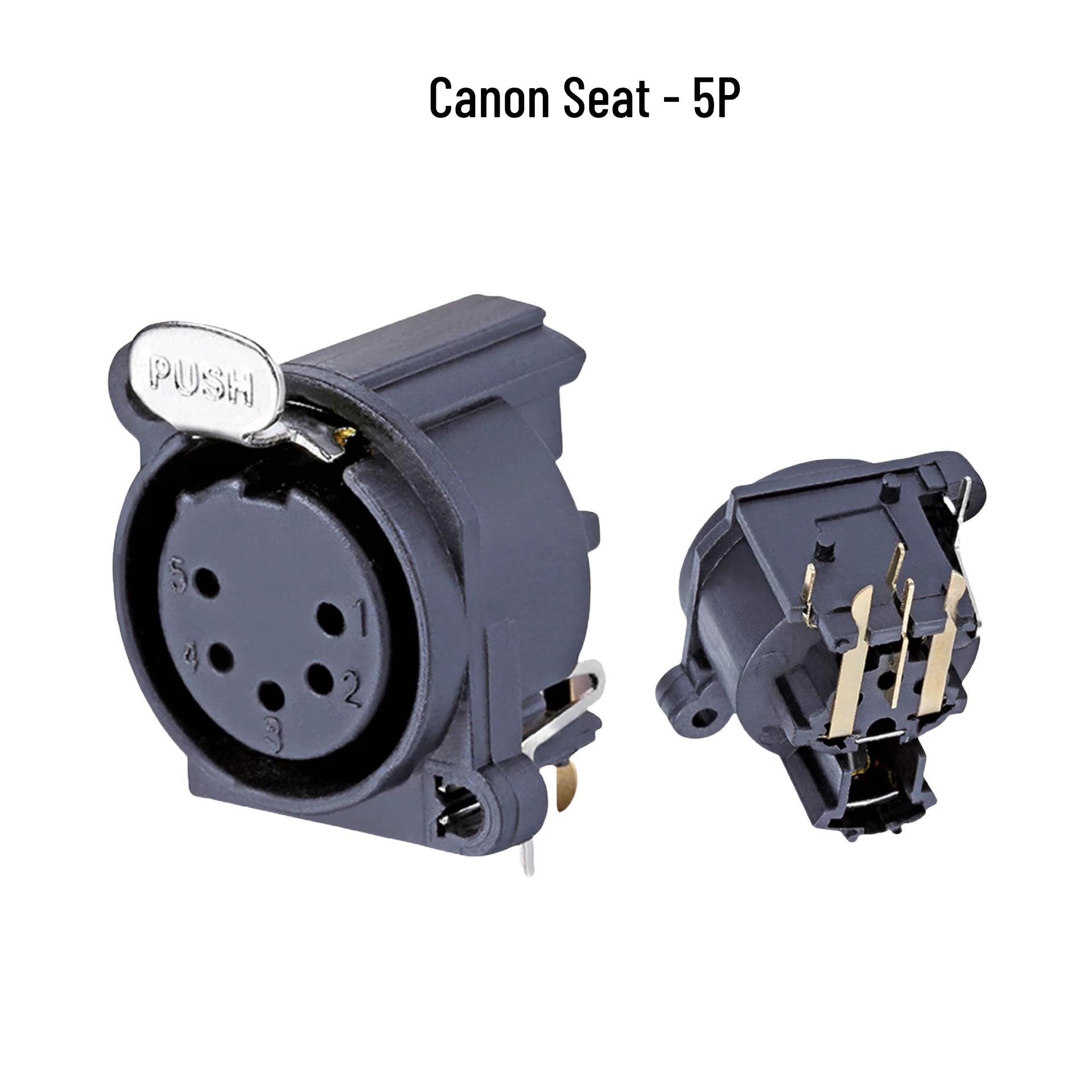 5-Pin Gold-Plated Swiss Canon Male/Female Audio Microphone Plug
5-Pin Gold-Plated Swiss Canon Male/Female Audio Microphone Plug