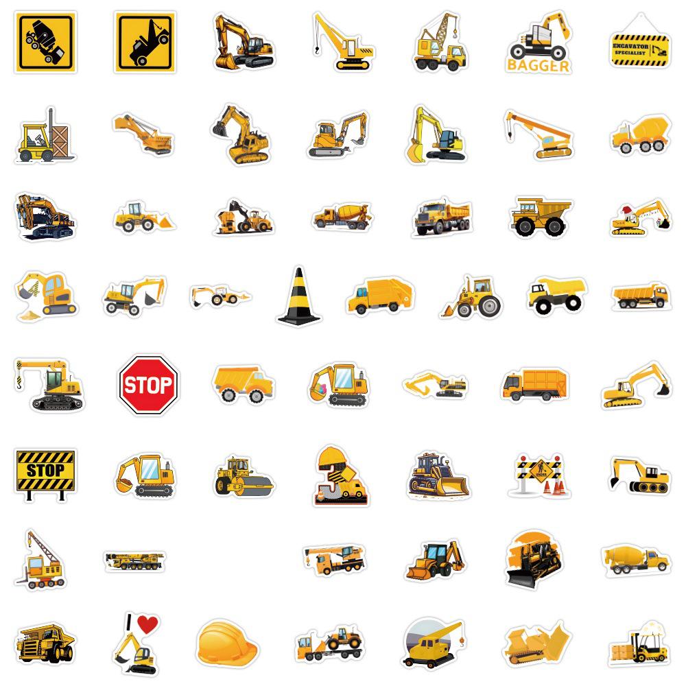 55 Cartoon Excavator Stickers for Journals, Water Bottles, and Laptops - Waterproof and Fun Engineering Vehicle Decorations
55 Cartoon Excavator Stickers for Journals, Water Bottles, and Laptops - Waterproof and Fun Engineering Vehicle Decorations