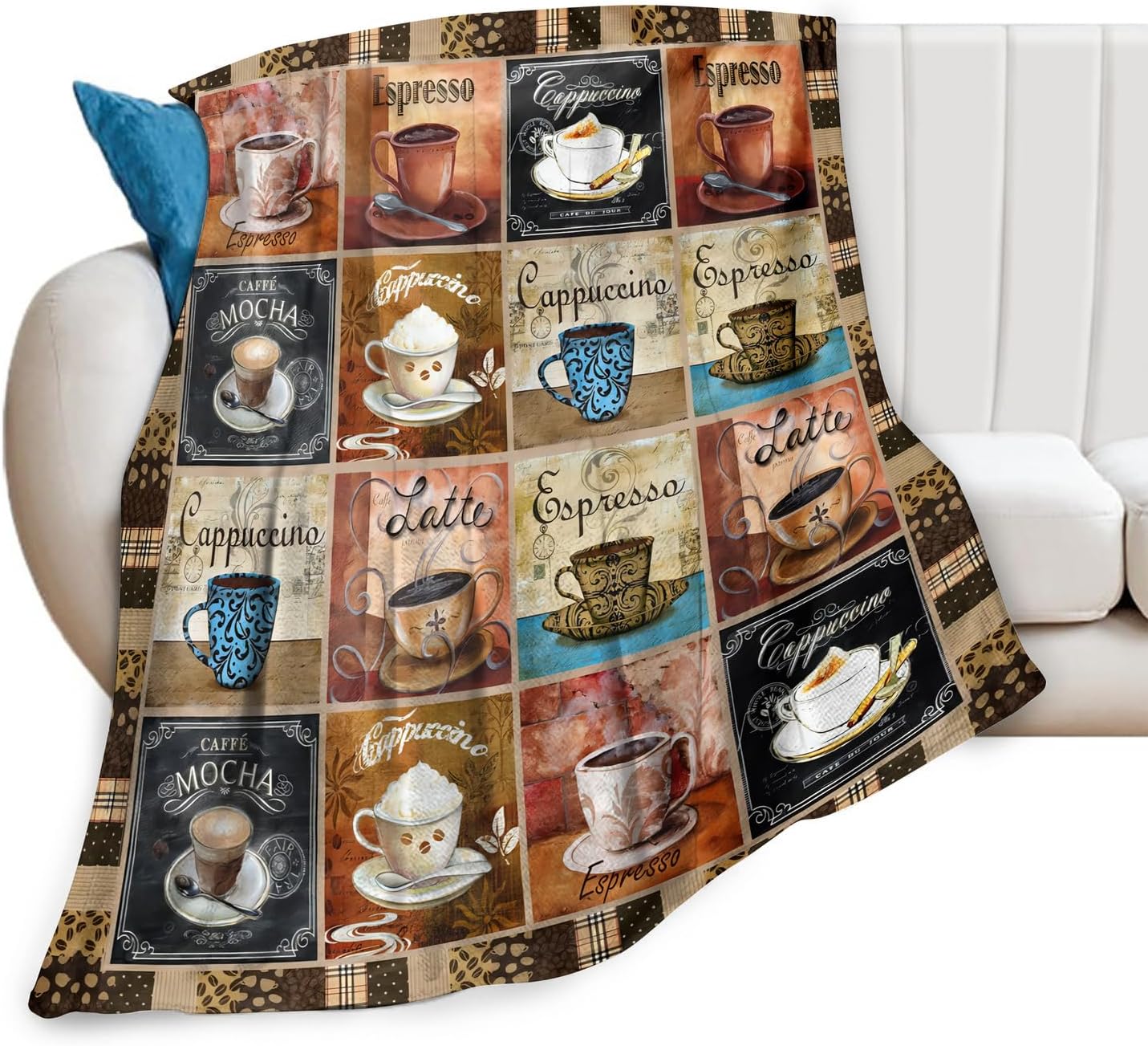 Coffee Blanket Gifts for Lovers - Soft Warm Cozy Fleece Throw for Women Men Adults - Sofa Bed Couch D1 40 x50 70x100cm28x39in
Coffee Blanket Gifts for Lovers - Soft Warm Cozy Fleece Throw for Women Men Adults - Sofa Bed Couch D1 40 x50 70x100cm28x39in