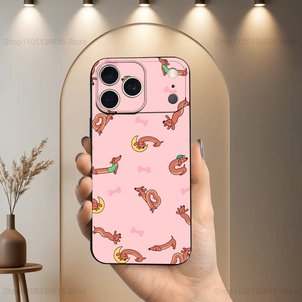 Cartoon Art Dachshund Dog For iPhone 13,16,11,14,17,12,15,Plus,Pro Max,XS,X,XR,SE,Mini,8,7,Phone Case Soft Silicone Black iPhone15
Cartoon Art Dachshund Dog For iPhone 13,16,11,14,17,12,15,Plus,Pro Max,XS,X,XR,SE,Mini,8,7,Phone Case Soft Silicone Black iPhone15