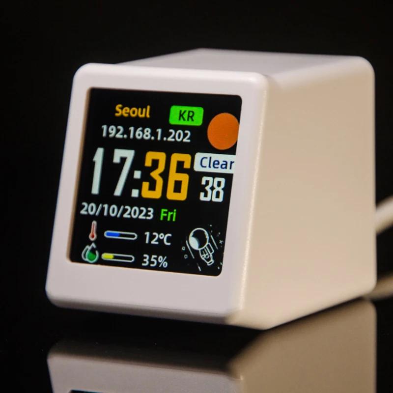 Outdoor Camping Portable Desktop Intelligent WiFi Alarm Clock - Real-Time Display Of Weather Temperature Humidity And Time Clock
Outdoor Camping Portable Desktop Intelligent WiFi Alarm Clock - Real-Time Display Of Weather Temperature Humidity And Time Clock