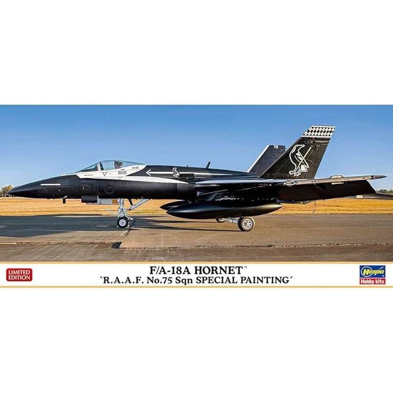 Hasegawa 1/72 Australia F/A-18A hornet 75th Squadron Retirement commemorative paint plastic model 02411
Hasegawa 1/72 Australia F/A-18A hornet 75th Squadron Retirement commemorative paint plastic model 02411