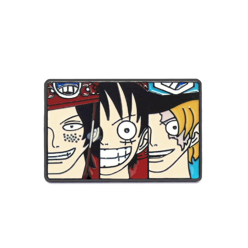 One Piece Луффі та Зоро Пірати Солом яного Капелюха Металева Брошка-Пін
One Piece Луффі та Зоро Пірати Солом яного Капелюха Металева Брошка-Пін