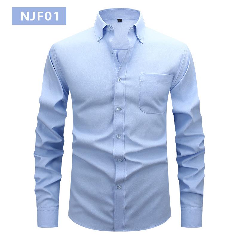 Новая мужская рубашка с длинным рукавом, модная, с пуговицами на воротнике, белая, однотонная, элегантный повседневный наряд для мужчины M
Новая мужская рубашка с длинным рукавом, модная, с пуговицами на воротнике, белая, однотонная, элегантный повседневный наряд для мужчины M