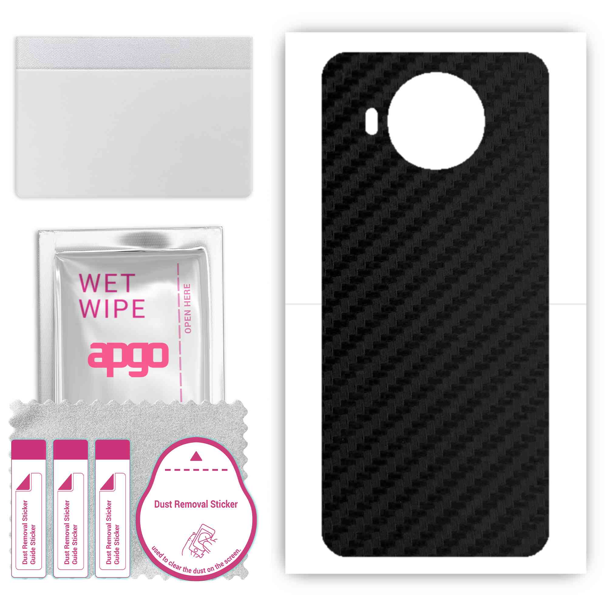 apgo Protective Skin Sticker for the back compatible with Nokia 8.3 5G, Wrap Film, Foil, Vinyl - Pattern Carbon Black
apgo Protective Skin Sticker for the back compatible with Nokia 8.3 5G, Wrap Film, Foil, Vinyl - Pattern Carbon Black
