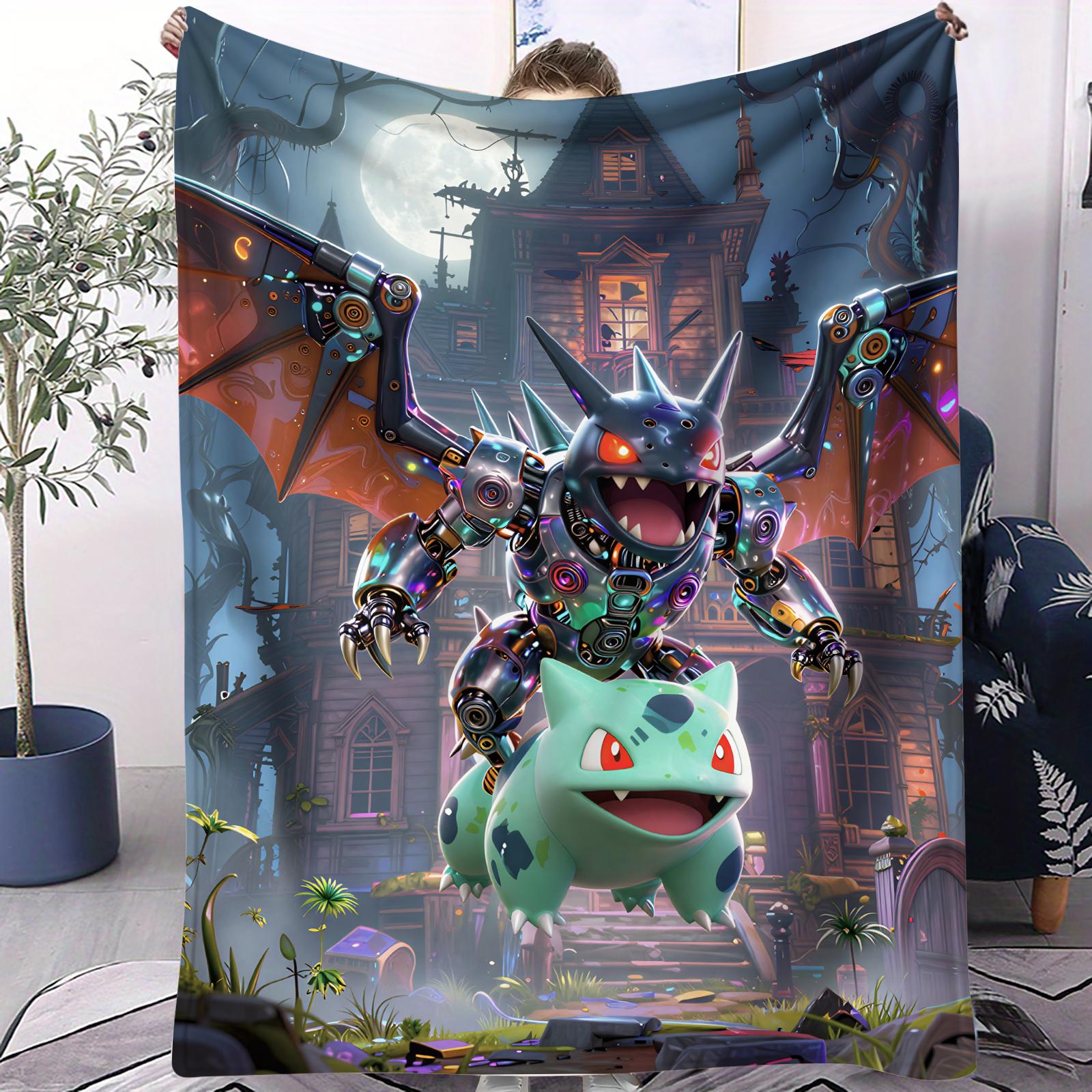 3D Fantasy Water Pokemon Gathering Blanket Cozy Warm Flannel Blanket for Boys Girls for Home Camping Office Decor 70x100cm
3D Fantasy Water Pokemon Gathering Blanket Cozy Warm Flannel Blanket for Boys Girls for Home Camping Office Decor 70x100cm