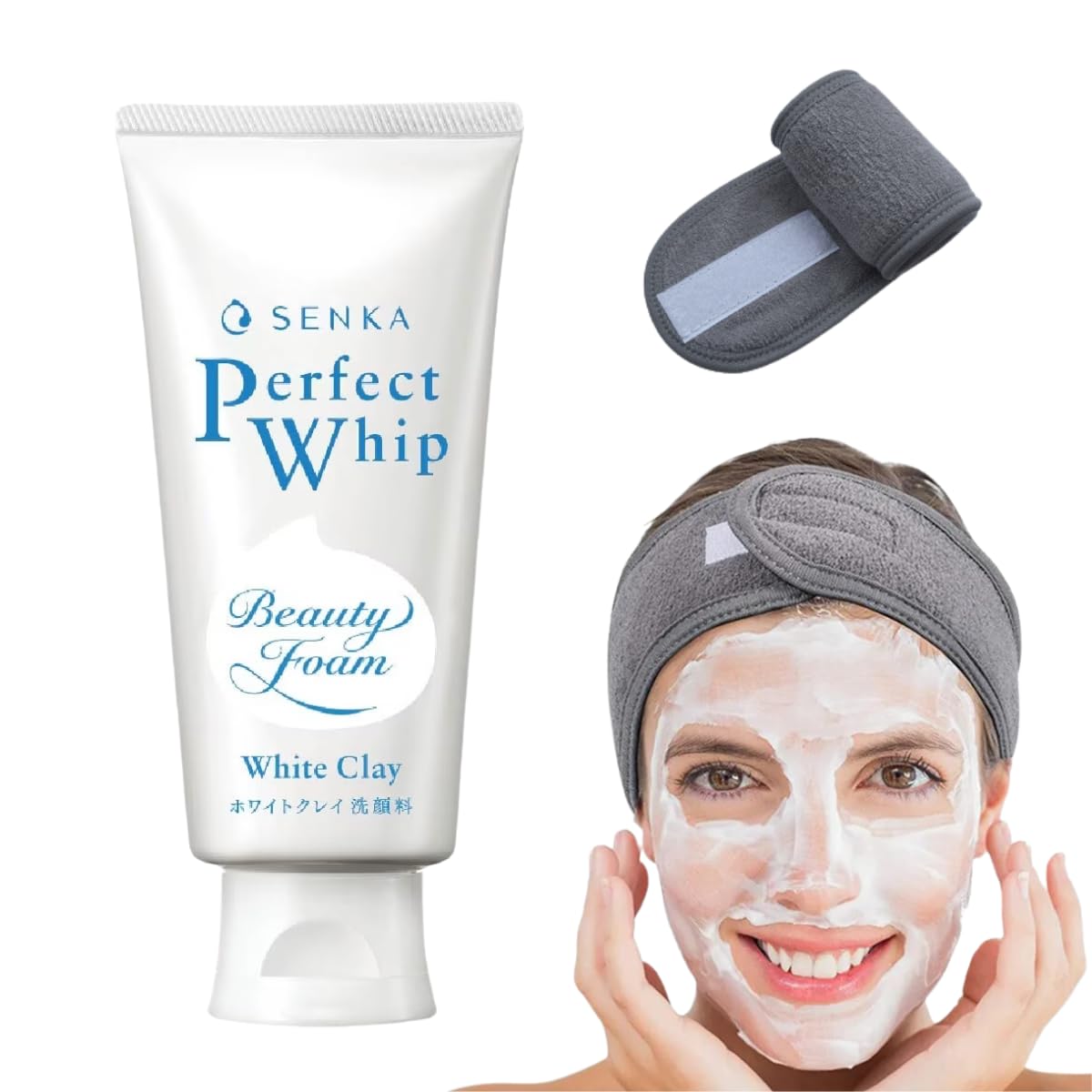 Senka Perfect Whip White Clay Beauty Foam Facial Cleanser – 120g | Deep Pore Cleansing & Blackhead Removal 120g білий
Senka Perfect Whip White Clay Beauty Foam Facial Cleanser – 120g | Deep Pore Cleansing & Blackhead Removal 120g білий