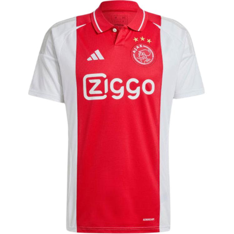 Adidas Ajax Amsterdam 24/25 Home Jersey Moisture-Wicking Comfortable Short-Sleeve Soccer Shirt Men Tops White Red IT6168 L
Adidas Ajax Amsterdam 24/25 Home Jersey Moisture-Wicking Comfortable Short-Sleeve Soccer Shirt Men Tops White Red IT6168 L