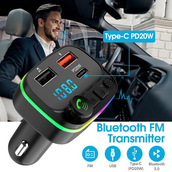 Автомобильный FM-передатчик с окружающим светом Bluetooth 5.0 MP3-плеер с PPS QC3.0 5A Быстрое зарядное устройство
Автомобильный FM-передатчик с окружающим светом Bluetooth 5.0 MP3-плеер с PPS QC3.0 5A Быстрое зарядное устройство