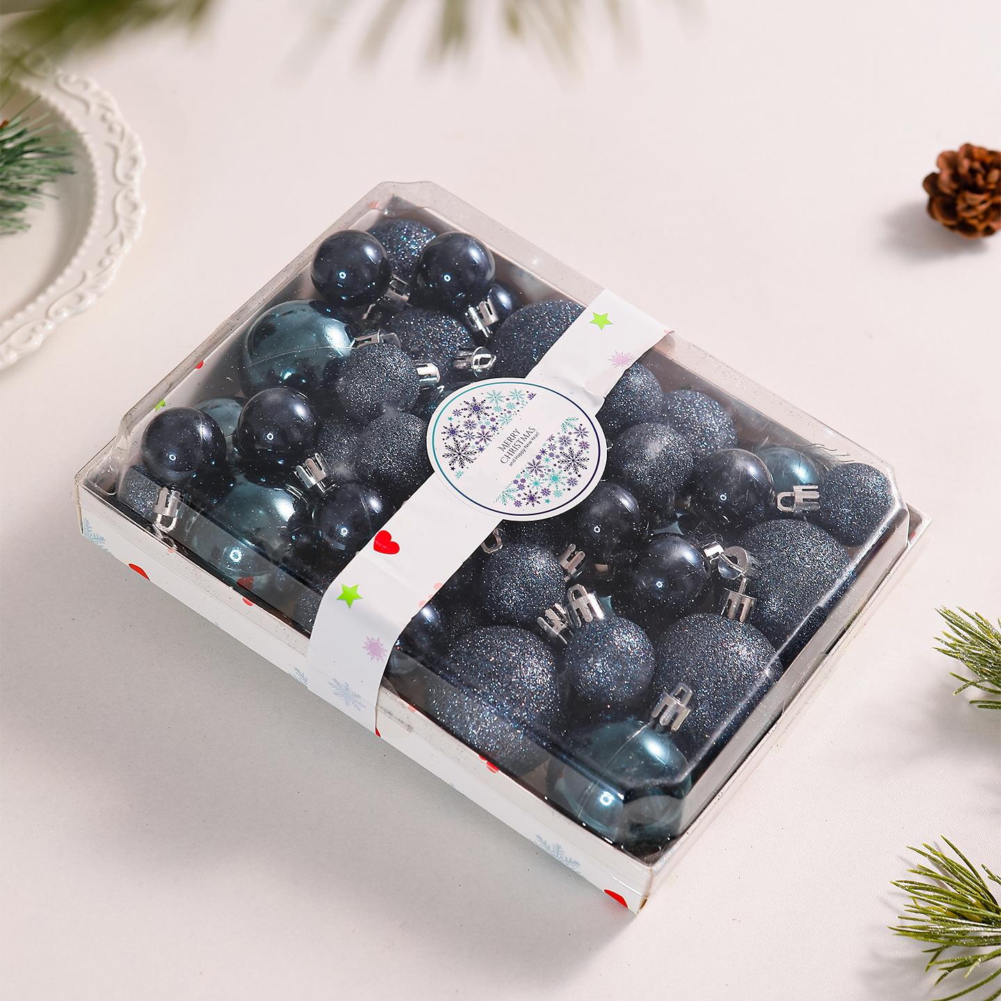 42Pcs Red Ball Ornaments Shatterproof Christmas Tree Decorations Glittering Hanging Ball Ornaments for Xmas Tree Party Decor 3-5cm темно-синього кольору
42Pcs Red Ball Ornaments Shatterproof Christmas Tree Decorations Glittering Hanging Ball Ornaments for Xmas Tree Party Decor 3-5cm темно-синього кольору