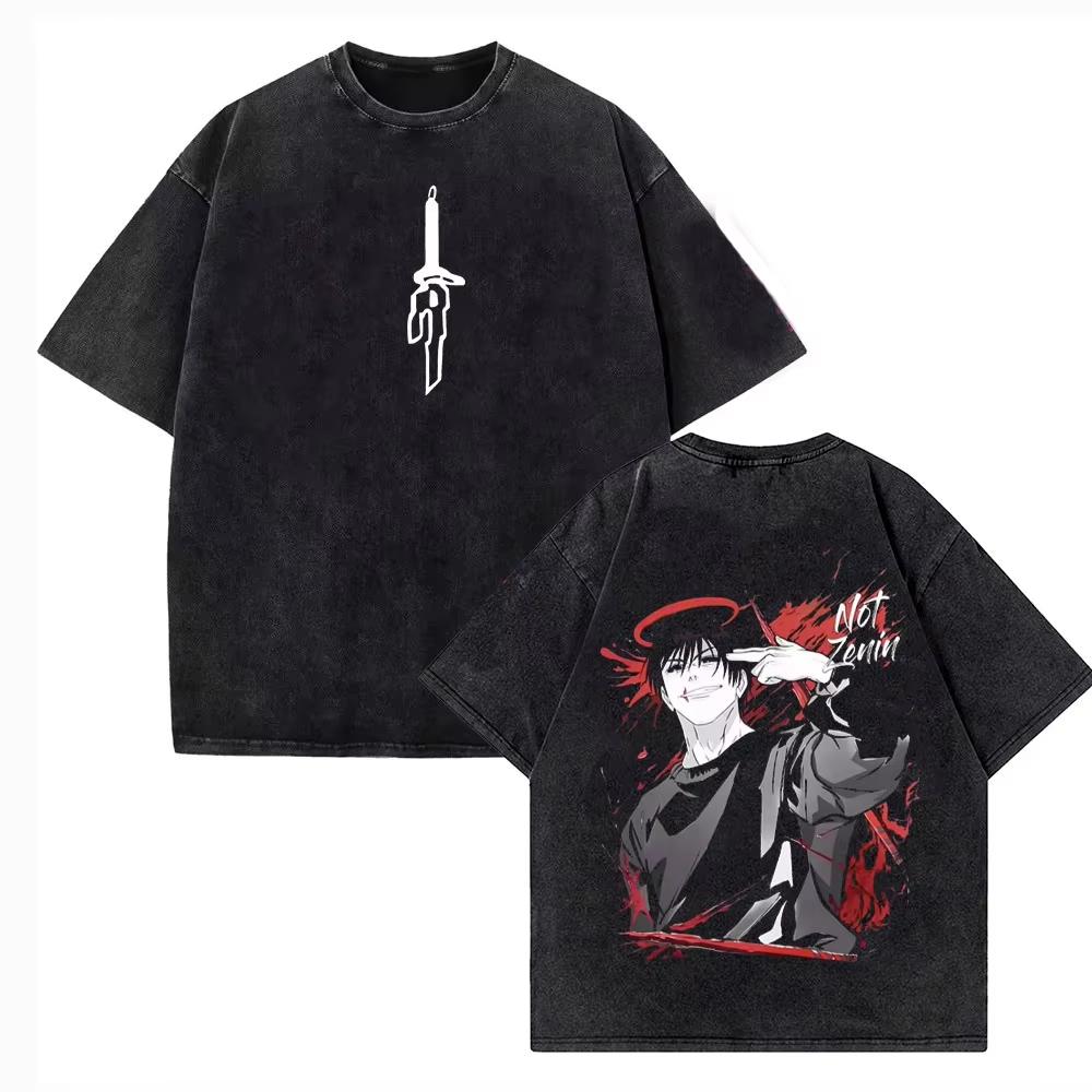 Fushiguro Toji Tshirt Anime Jujutsu Kaisen Vintage Washed T Shirt Men Women Clothing Cotton Short Sleeve Tees XL
Fushiguro Toji Tshirt Anime Jujutsu Kaisen Vintage Washed T Shirt Men Women Clothing Cotton Short Sleeve Tees XL