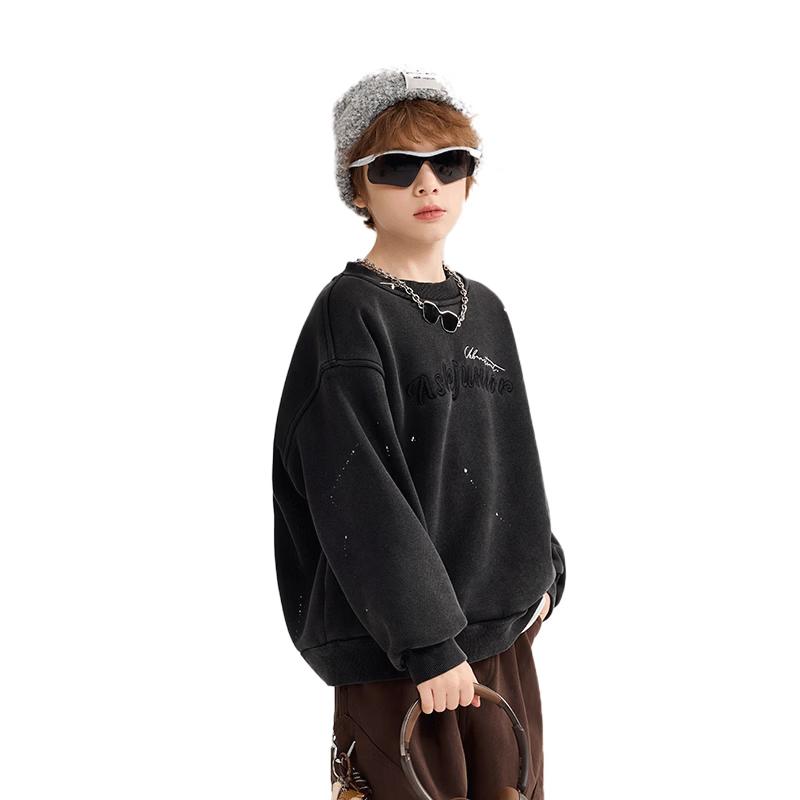 ASK JUNIOR Boys 2025 Autumn Vintage Distressed Inkjet Embroidered Sweatshirt 160
ASK JUNIOR Boys 2025 Autumn Vintage Distressed Inkjet Embroidered Sweatshirt 160