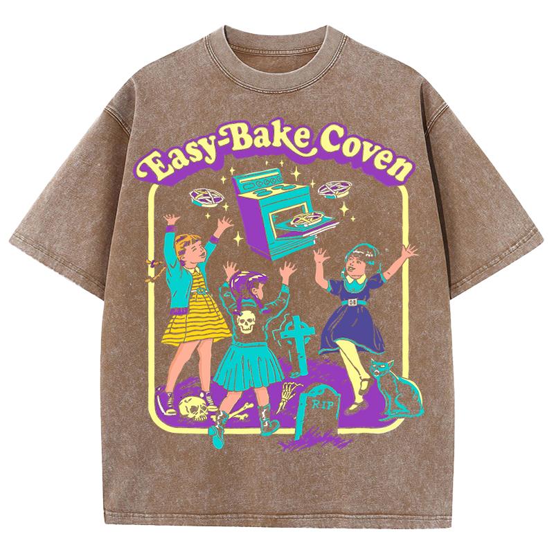 Easy Bake Coven Printed Washed T Shirt Men Summer Breathable All-Match Tops Trendy Short Sleeve Unisex Cotton Streetwear 3XL
Easy Bake Coven Printed Washed T Shirt Men Summer Breathable All-Match Tops Trendy Short Sleeve Unisex Cotton Streetwear 3XL