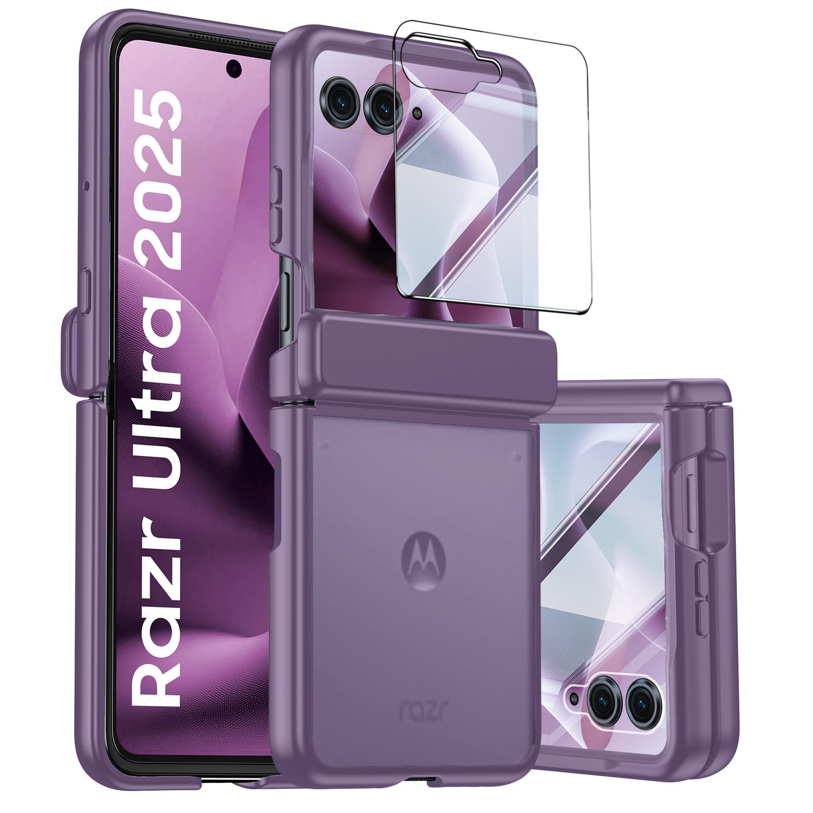 Для Motorola Razr 60 Ultra Чохол, Захист шарніра, Вбудований захист екрану, Бездротова зарядка, Ударостійкий, Тонкий Міцний Захисний Чохол для Телефона - Фіолетовий фіолетовий
Для Motorola Razr 60 Ultra Чохол, Захист шарніра, Вбудований захист екрану, Бездротова зарядка, Ударостійкий, Тонкий Міцний Захисний Чохол для Телефона - Фіолетовий фіолетовий