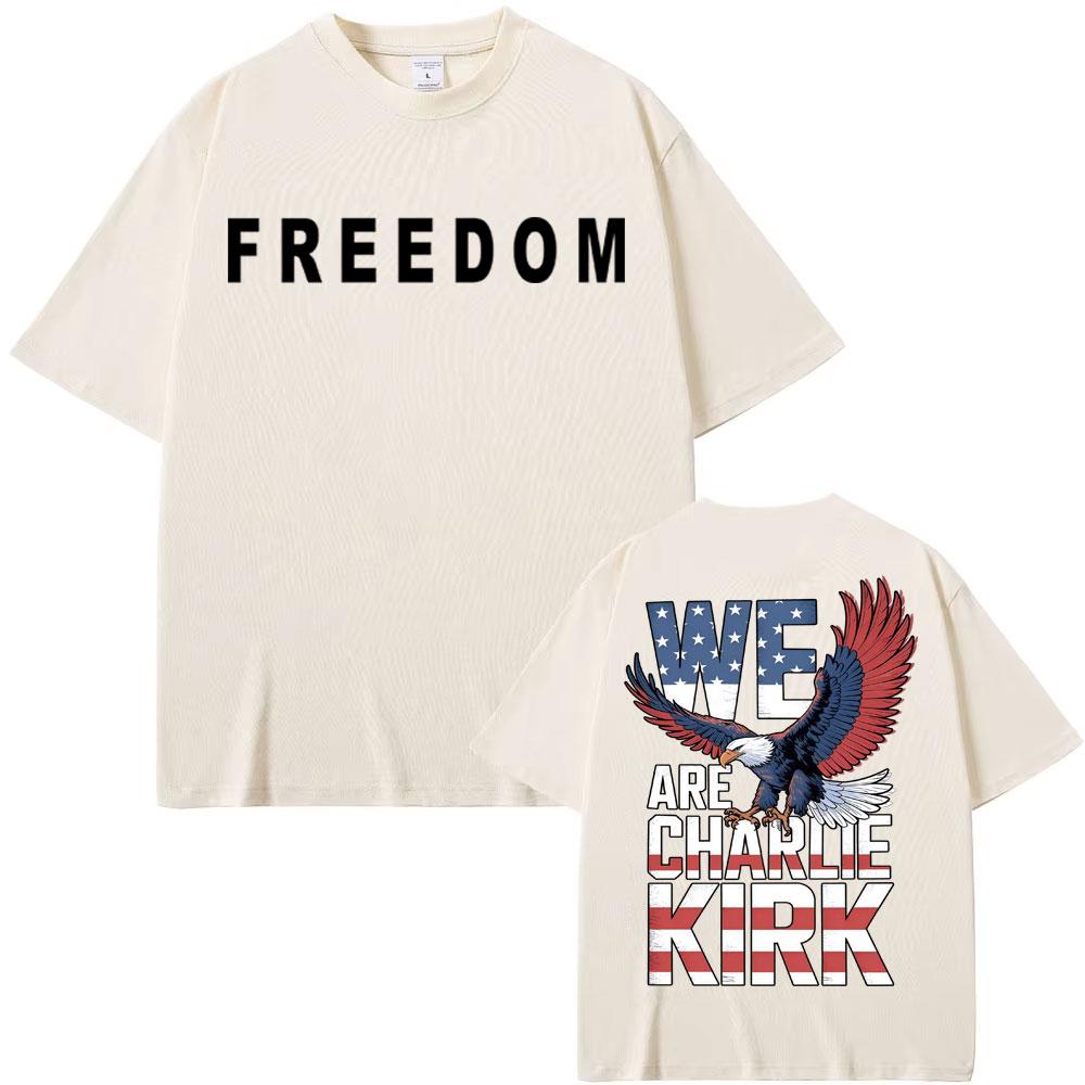 Rest in Peace Charlie Kirk Freedom TShirt Women Clothing Harajuku Y2k Oversized T Shirts Casual 100 Cotton High Quality Tshirt 3XL
Rest in Peace Charlie Kirk Freedom TShirt Women Clothing Harajuku Y2k Oversized T Shirts Casual 100 Cotton High Quality Tshirt 3XL