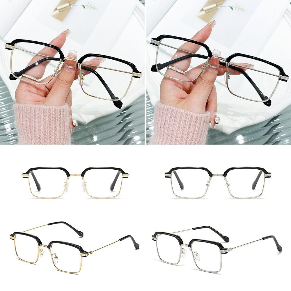 Half-frame Metal Eye Protection Optical Glasses Women Men Reading Glasses Anti Blue-ray Eyewear
Half-frame Metal Eye Protection Optical Glasses Women Men Reading Glasses Anti Blue-ray Eyewear