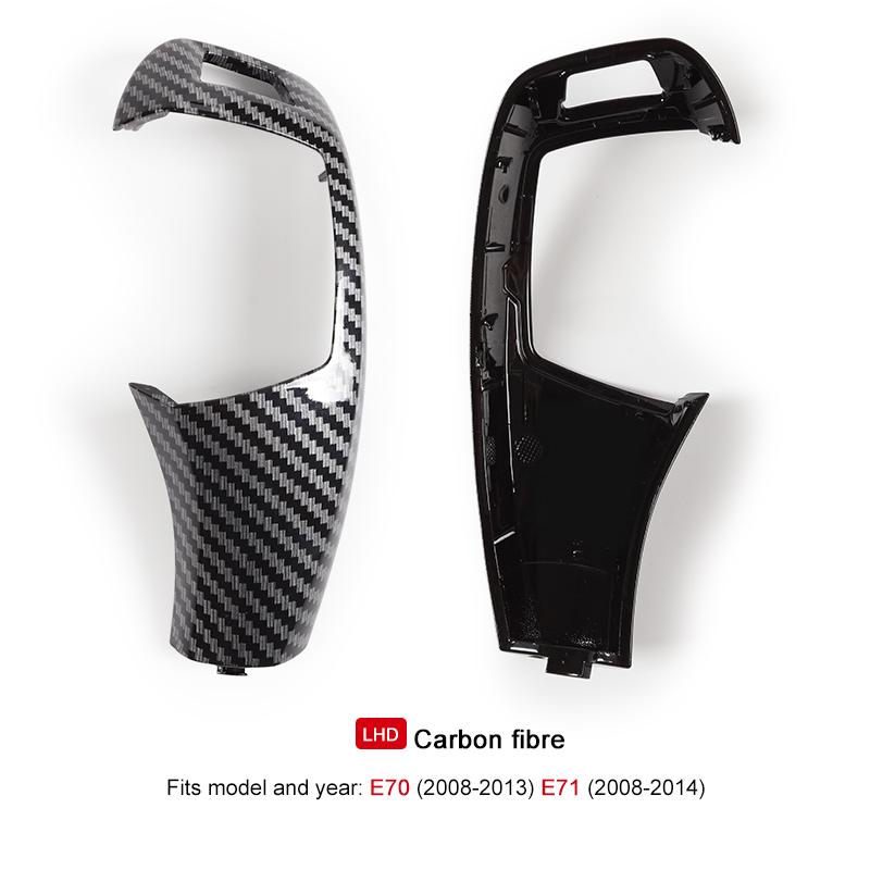 Накладка на ручку рычага переключения передач автомобиля, отделка из АБС-пластика, панель ручки переключения передач для BMW 5 серии X5 X6 E60 E70 E71 2008-2013 LHD, аксессуары для интерьера
Накладка на ручку рычага переключения передач автомобиля, отделка из АБС-пластика, панель ручки переключения передач для BMW 5 серии X5 X6 E60 E70 E71 2008-2013 LHD, аксессуары для интерьера