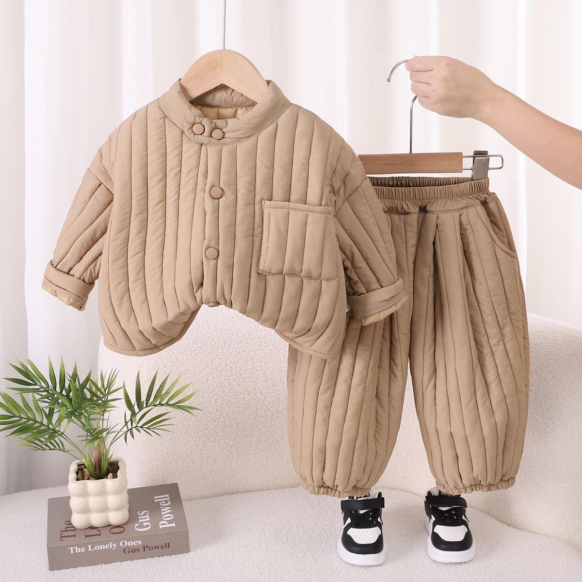 Children s Quilted Cotton Baseball Jacket - Korean Style for Boys and Girls (2025 Autumn/Winter New Arrival) 110 cm
Children s Quilted Cotton Baseball Jacket - Korean Style for Boys and Girls (2025 Autumn/Winter New Arrival) 110 cm