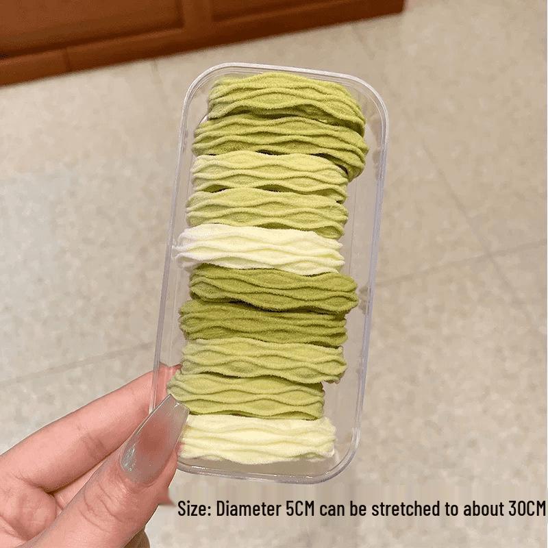 Durable High-Elastic Rubber Band: Low Ponytail Hair Tie Bun Ring (Thick Style, 2025 Headwear)
Durable High-Elastic Rubber Band: Low Ponytail Hair Tie Bun Ring (Thick Style, 2025 Headwear)