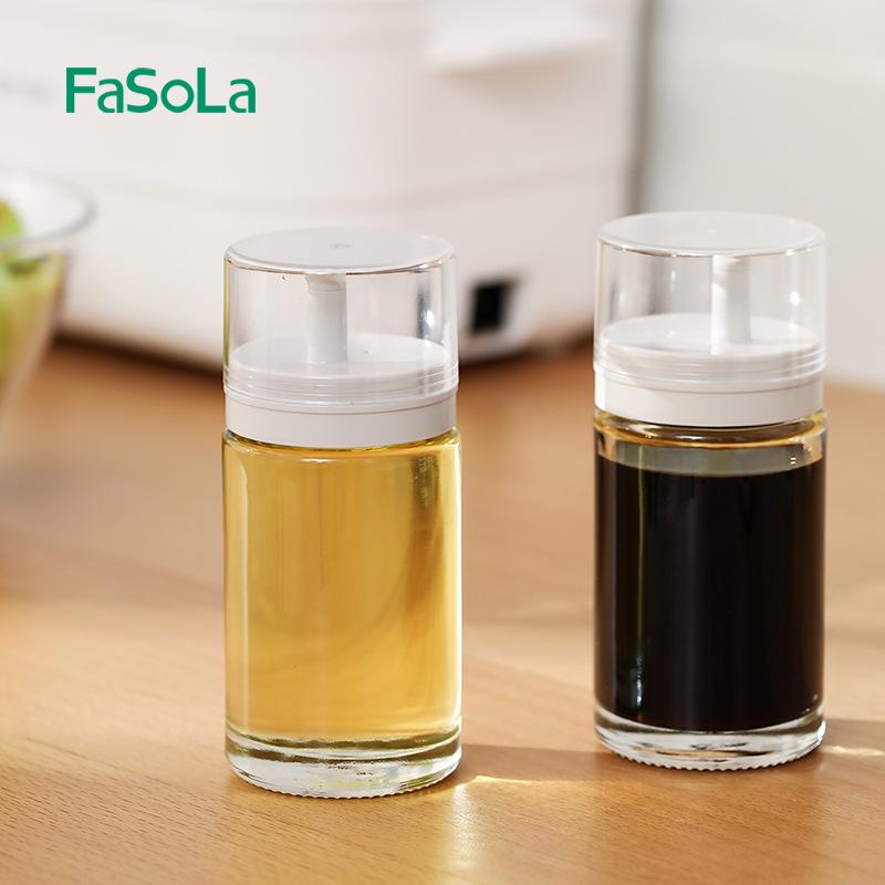 FaSoLa Leak-Proof Kitchen Glass Bottle Set: Oil, Soy Sauce, and Vinegar Bottles for Seasoning
FaSoLa Leak-Proof Kitchen Glass Bottle Set: Oil, Soy Sauce, and Vinegar Bottles for Seasoning